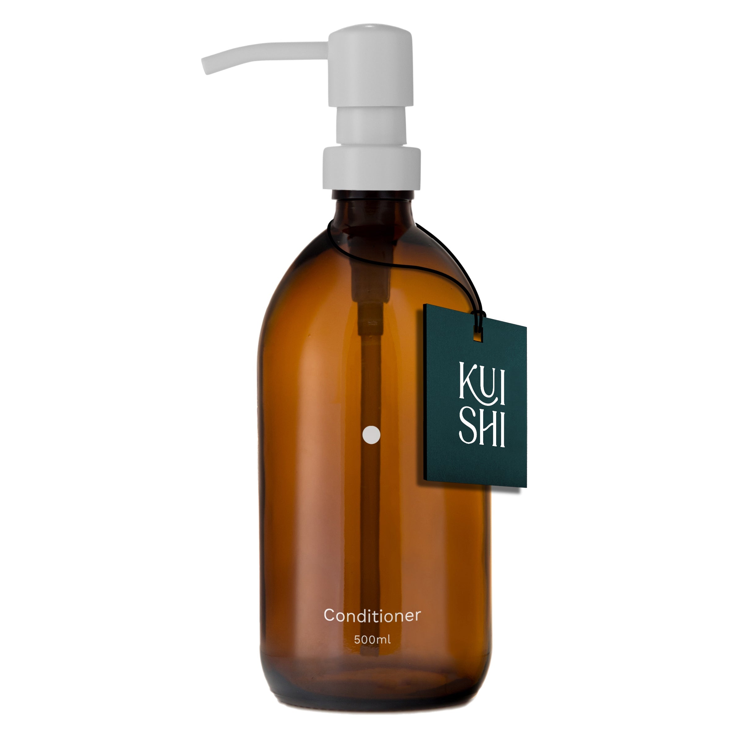 Minimal Amber Glass Soap Dispenser | Hand Wash, Shampoo & Lotion Bottle