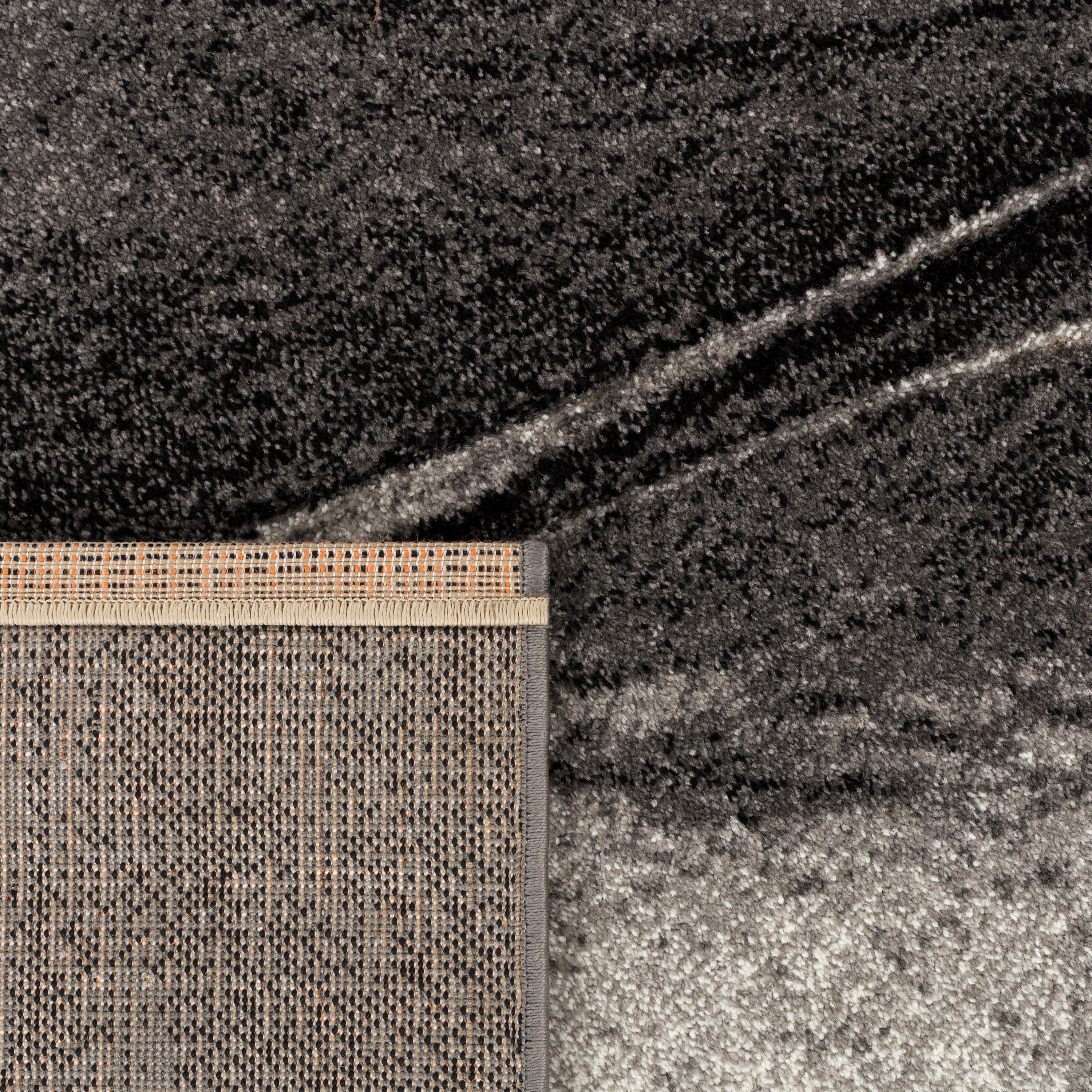 Modern Abstract Area Rug - Gray | Living Room Essential