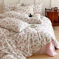 Boho Floral King Comforter Set - 3 - Piece Cozy BeddingShineCraft