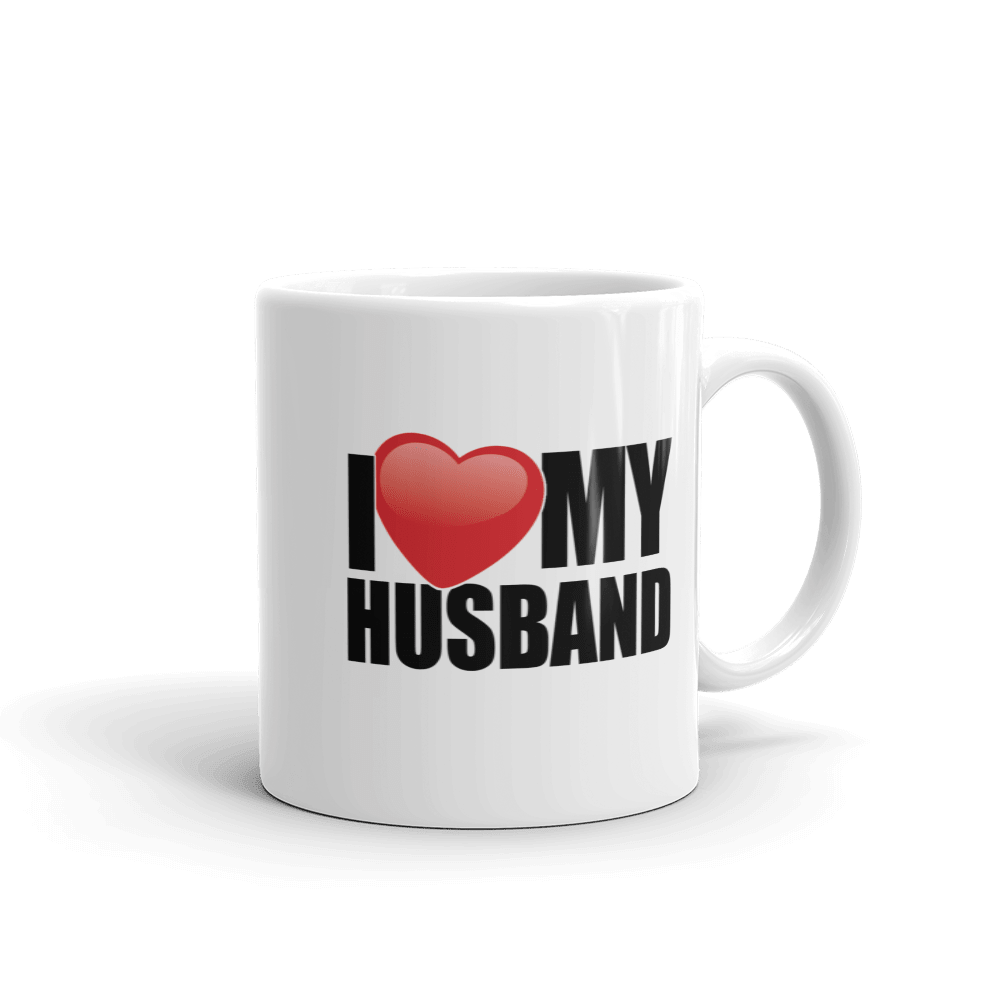 I Love My Husband Coffee Mug - 11oz Ceramic GiftCoffee MugShineCraft