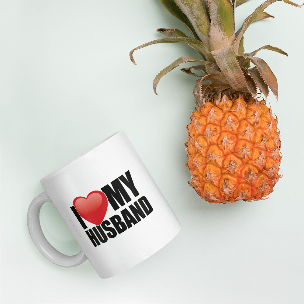 I Love My Husband Coffee Mug - 11oz Ceramic GiftCoffee MugShineCraft
