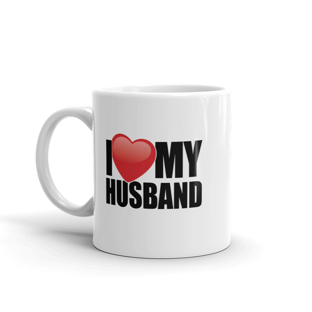 I Love My Husband Coffee Mug - 11oz Ceramic GiftCoffee MugShineCraft