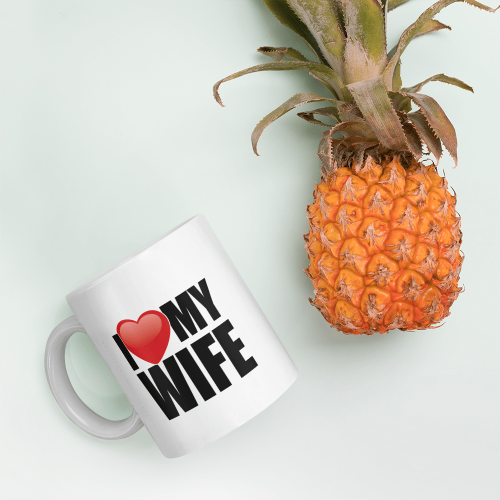 I Love My Wife Coffee Mug - 11oz Ceramic GiftCoffee MugShineCraft