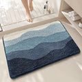 NNEDSZ Blue Bath Mat - Super Absorbent, Non - Slip Bathroom Floor Mat - 40x60cmHome & Garden > Bathroom Accessories > Bath Mats & RugsShineCraft