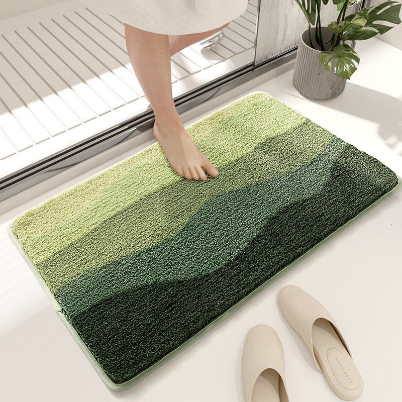 NNEDSZ Green Bath Mat - Super Absorbent, Non - Slip Bathroom Floor Mat - 40x60cmHome & Garden > Bathroom Accessories > Bath Mats & RugsShineCraft