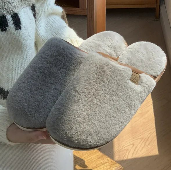 Non - Slip Plush Indoor House Slippers - Warm & Cozy ComfortShineCraft