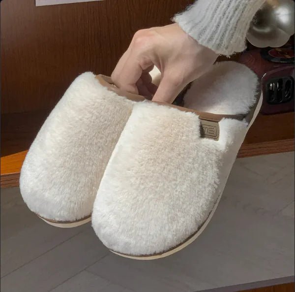 Non - Slip Plush Indoor House Slippers - Warm & Cozy ComfortShineCraft