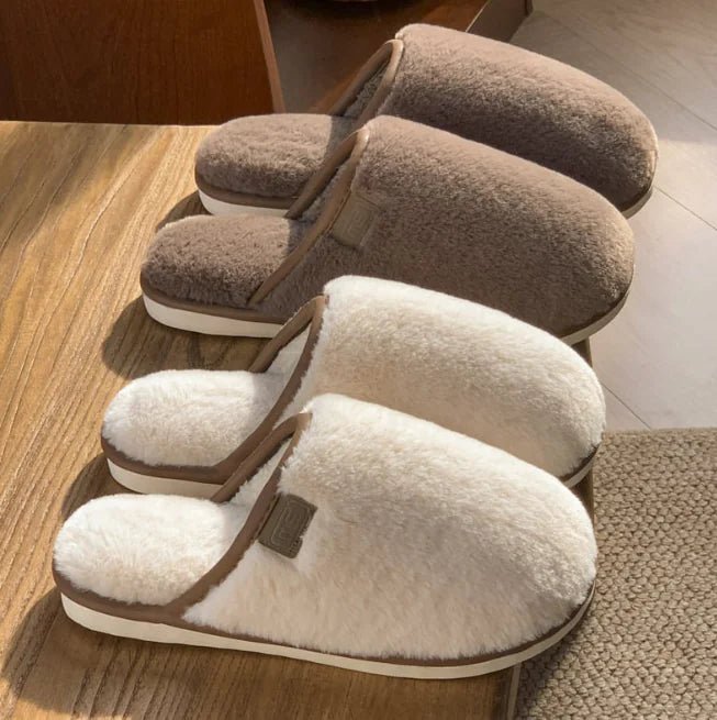 Non - Slip Plush Indoor House Slippers - Warm & Cozy ComfortShineCraft