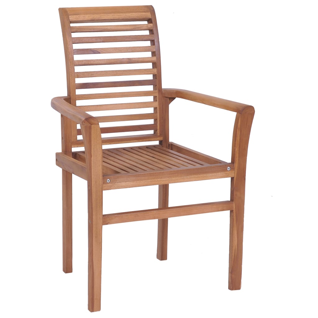Solid Teak Stacking Dining Chairs - Timeless Wood Seating (2 - 8 Pack)Furniture > Chairs > Kitchen & Dining Room ChairsShineCraft